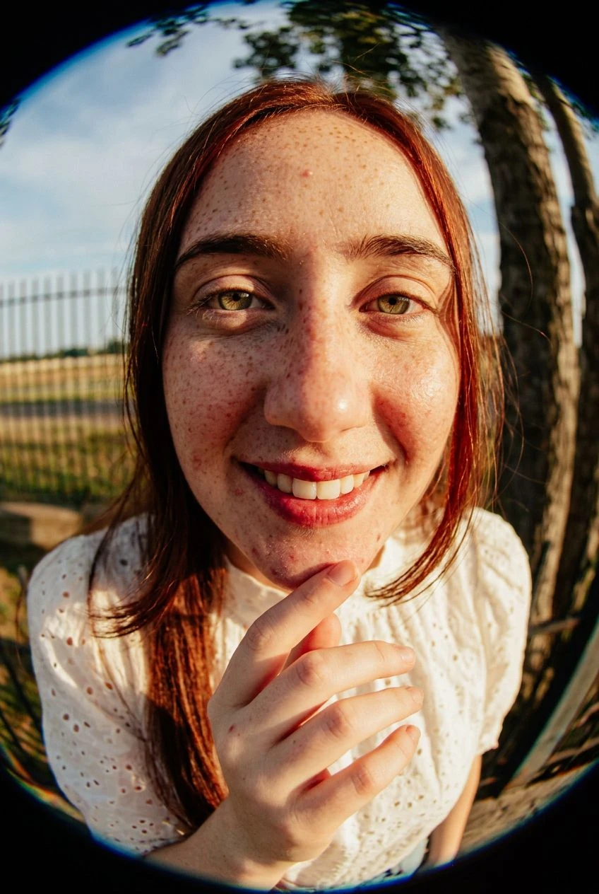 Fisheye Portrait · After