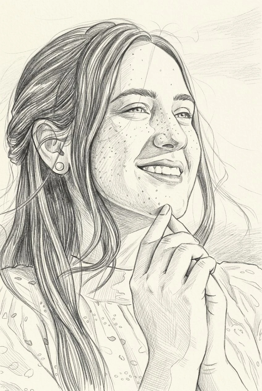 Sketch Portrait · After