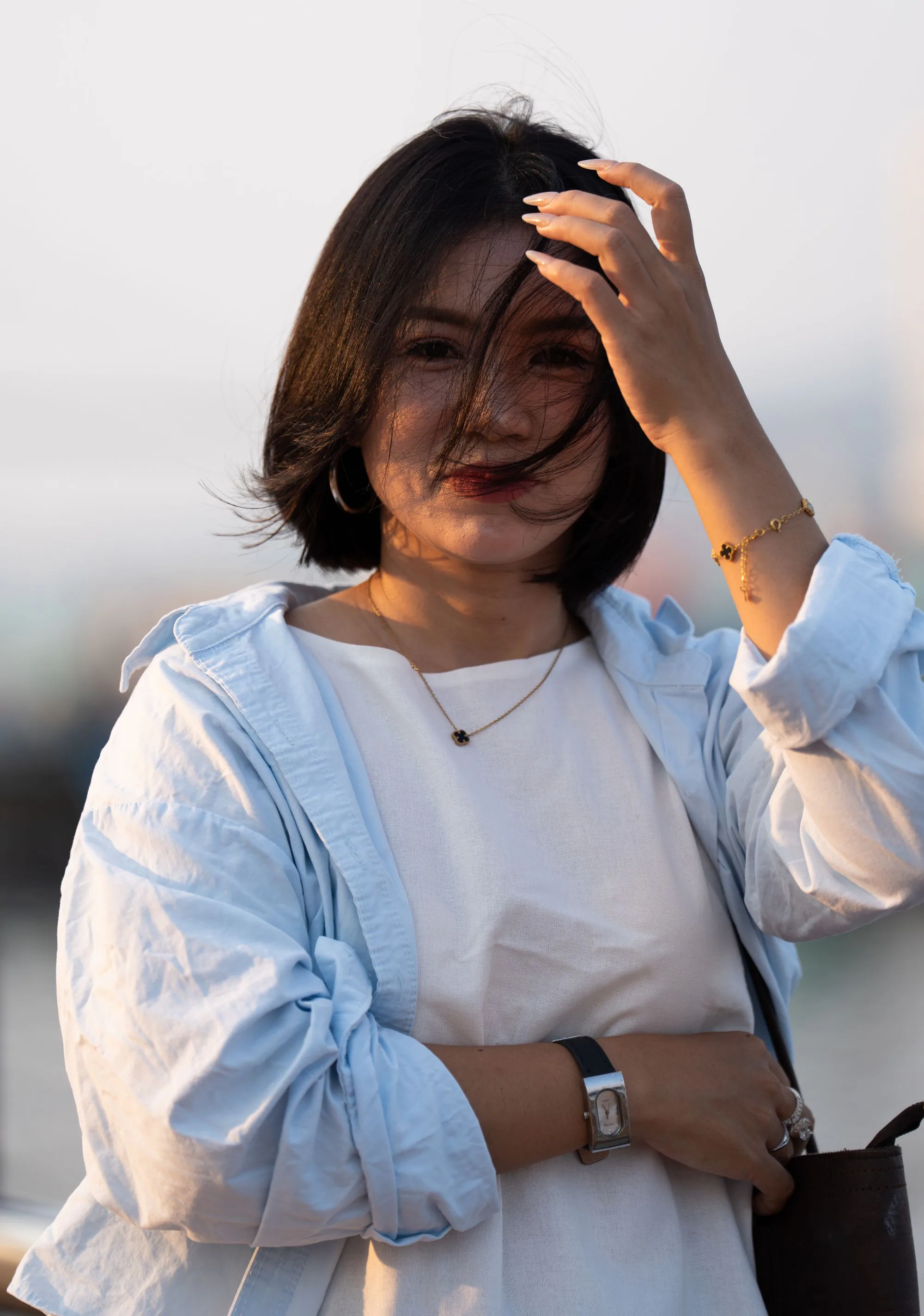 AI Portrait Relighting · Før