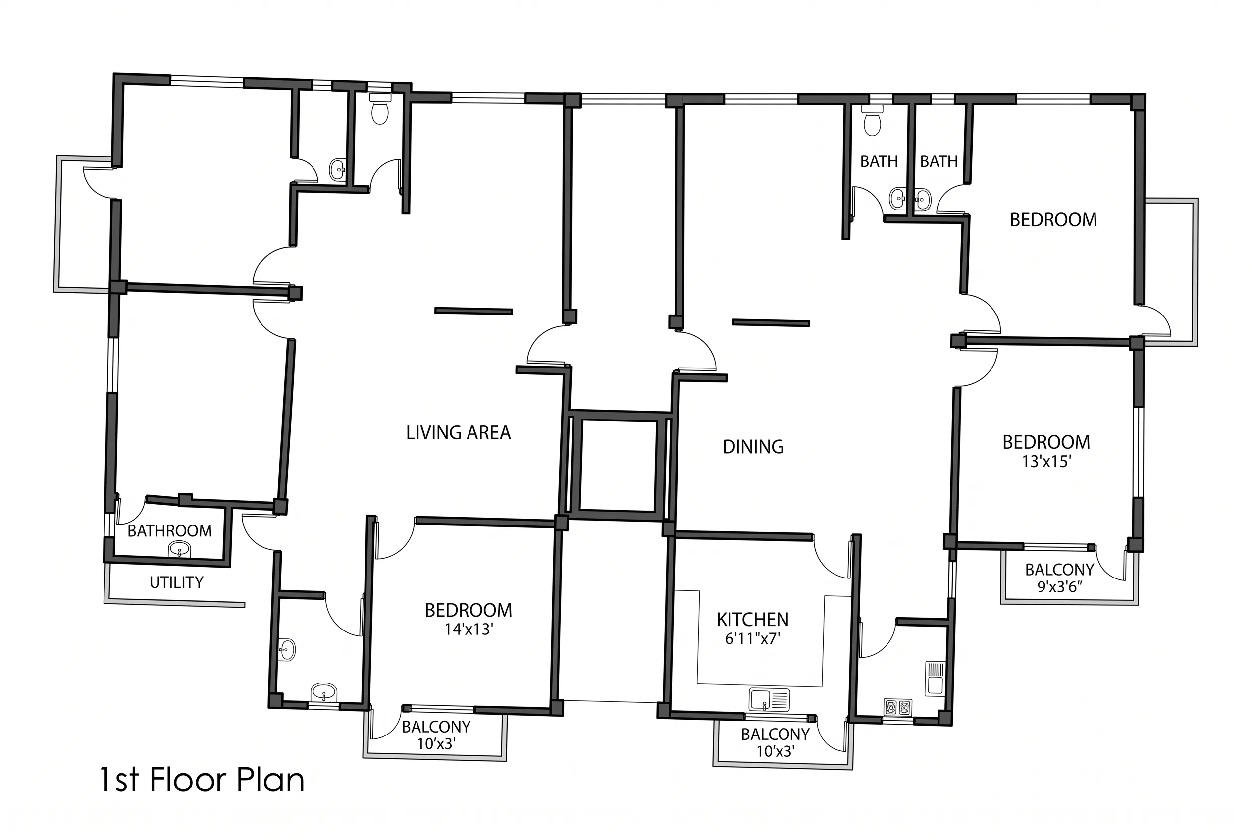 Desk floor plan · After