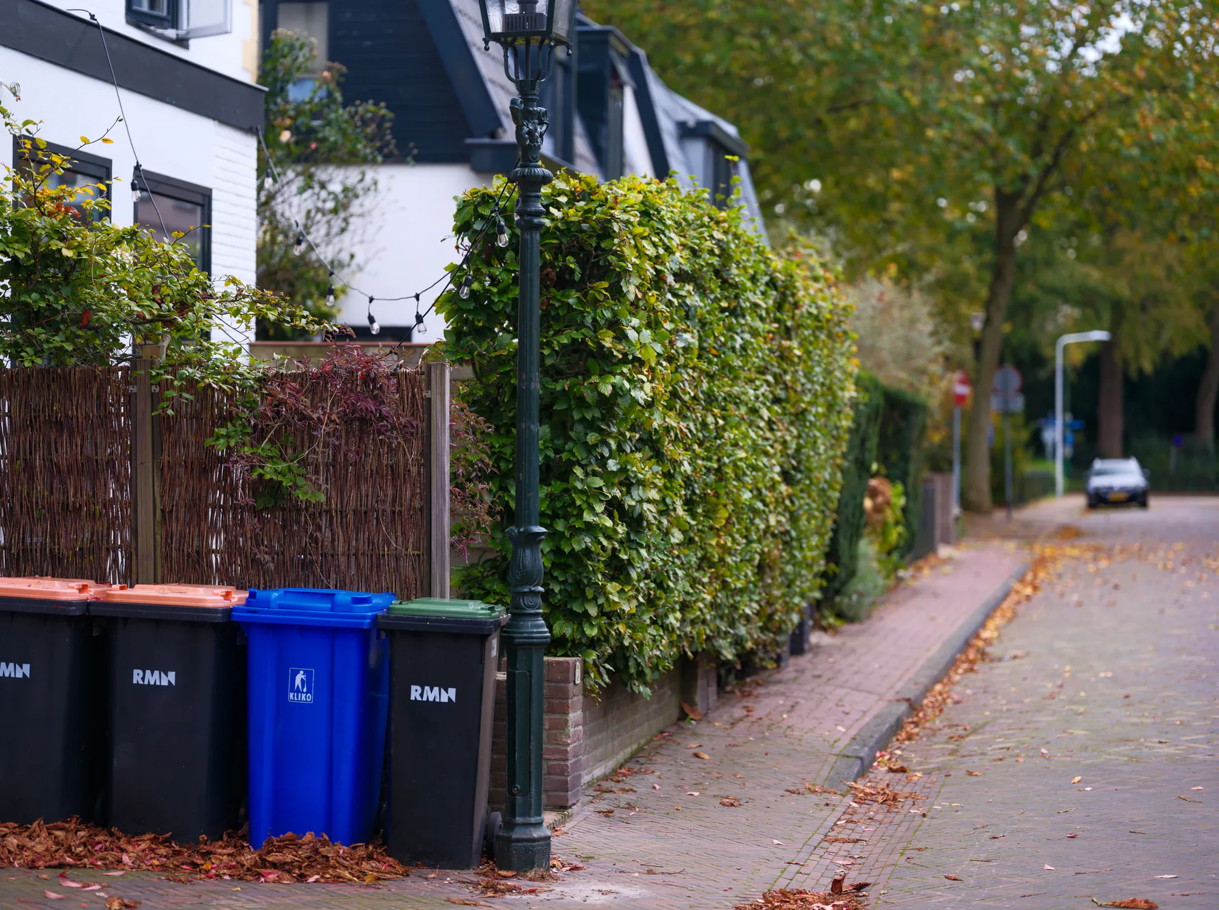 Street recycling bins · Before