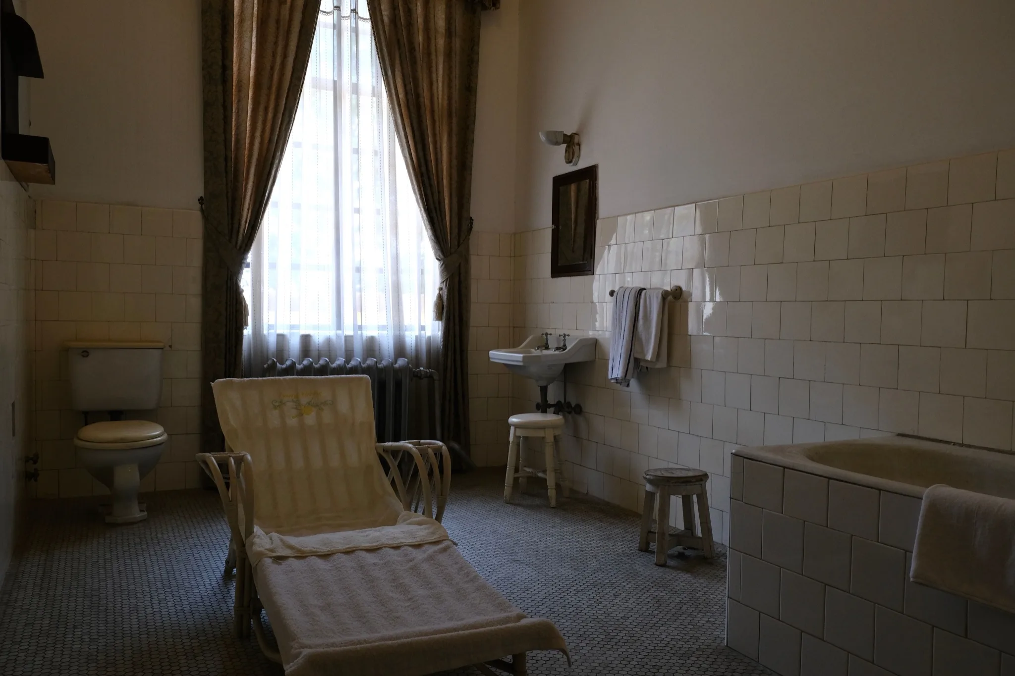 Dated bathroom · Before