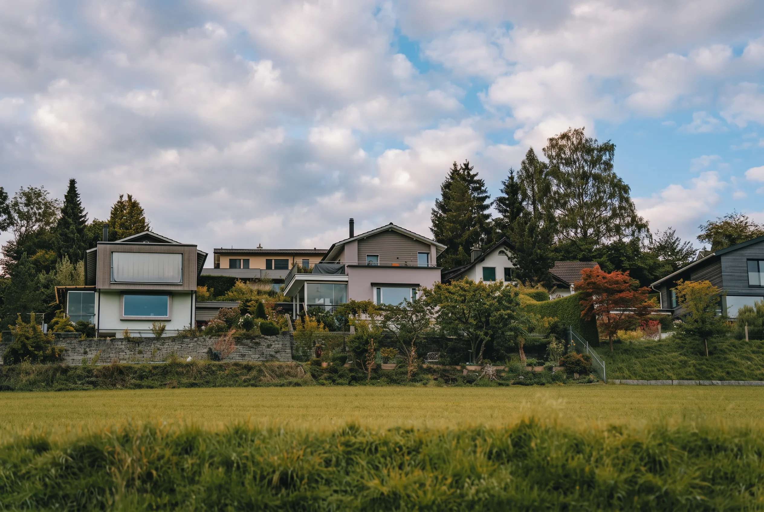 Hillside house · Después