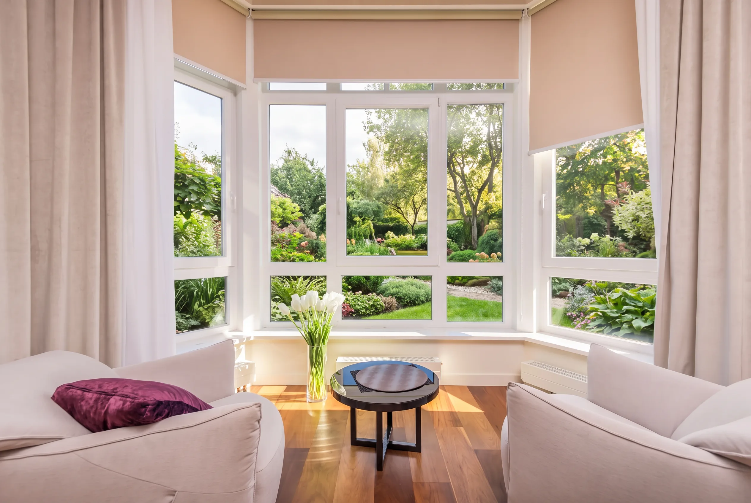 Garden window view · 処理後
