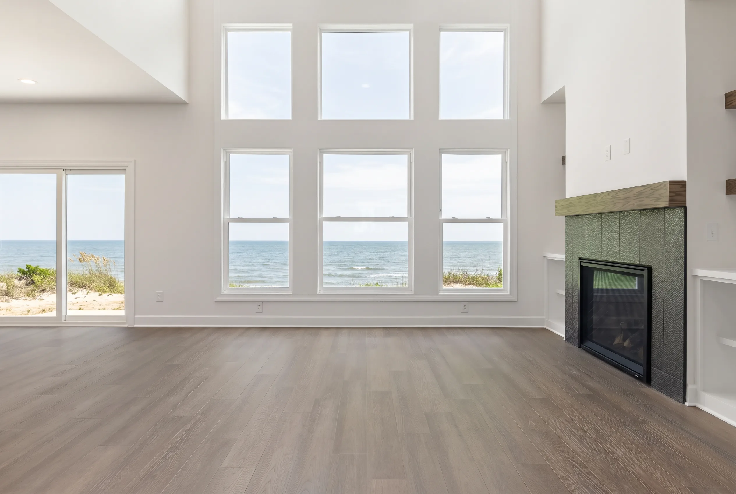 Ocean window view · 処理後